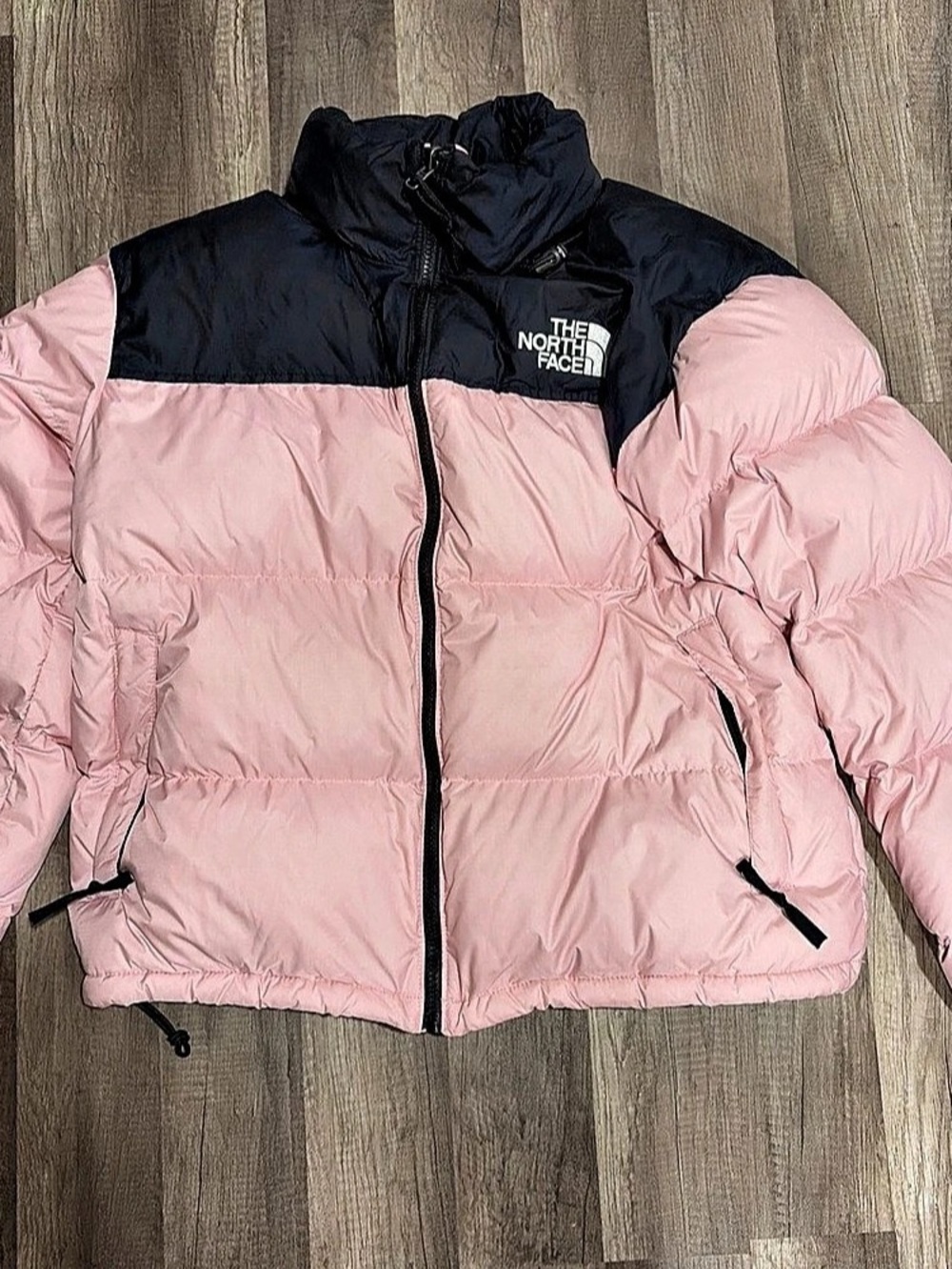 The North Face Women's 1996 Retro Nuptse Jacket Pink & Black Medium